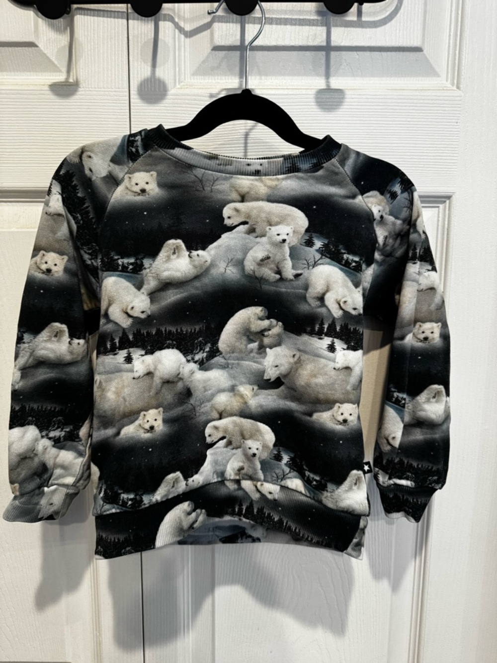 Molo Polar Bear Print Sweat Set